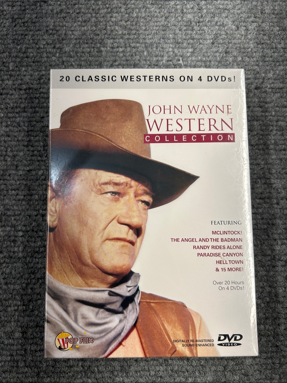John Wayne Western Collection 20 Classic Films on 4 DVDs